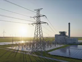 a image of a solar farm